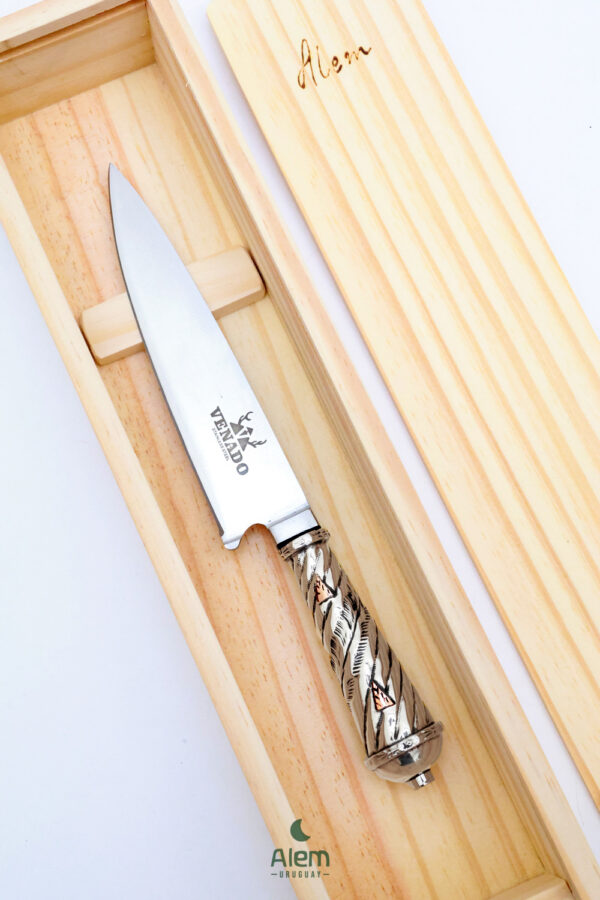 Cuchillo de alpaca y oro - Imagen 3