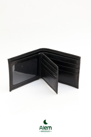 Billetera Premium Cuero visor intermedio