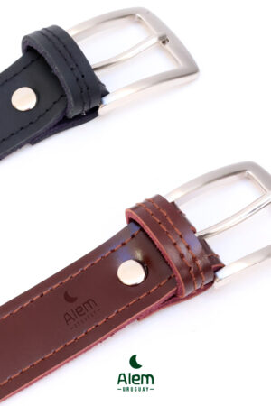 Cinto cuero hombre 30mm ancho