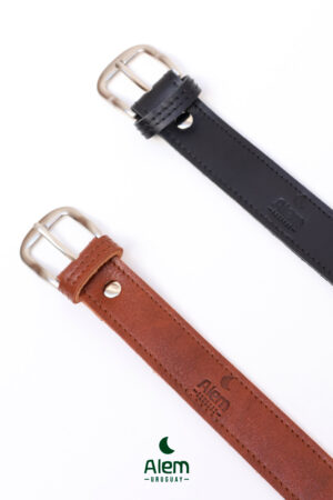 Cinto cuero hombre 30mm ancho - Imagen 3