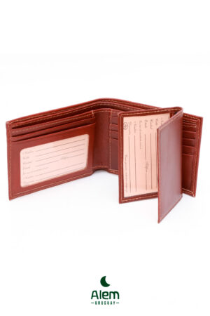 Billetera Premium Cuero Solapa desmontable