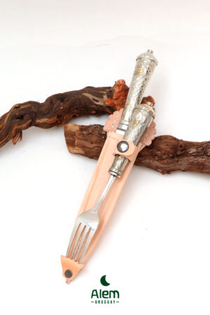 Juego de Plata y Oro Premium (cuchillo y tenedor)