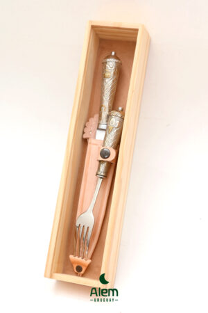 Alternative view of Juego de Plata y Oro Premium (cuchillo y tenedor)