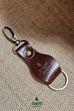 Llavero en Cuero para cinto