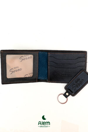 Alternative view of Billetera Cuero gamuza + llavero cuero regalo