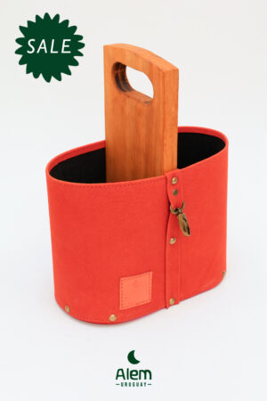 Matera gamuza y madera en SALE!