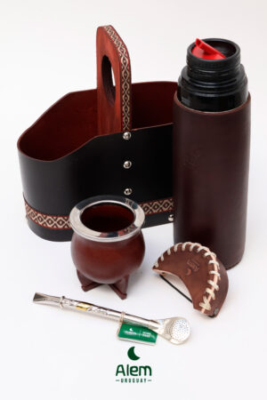 Kit matero Premium oscuro + Grabado en el acto